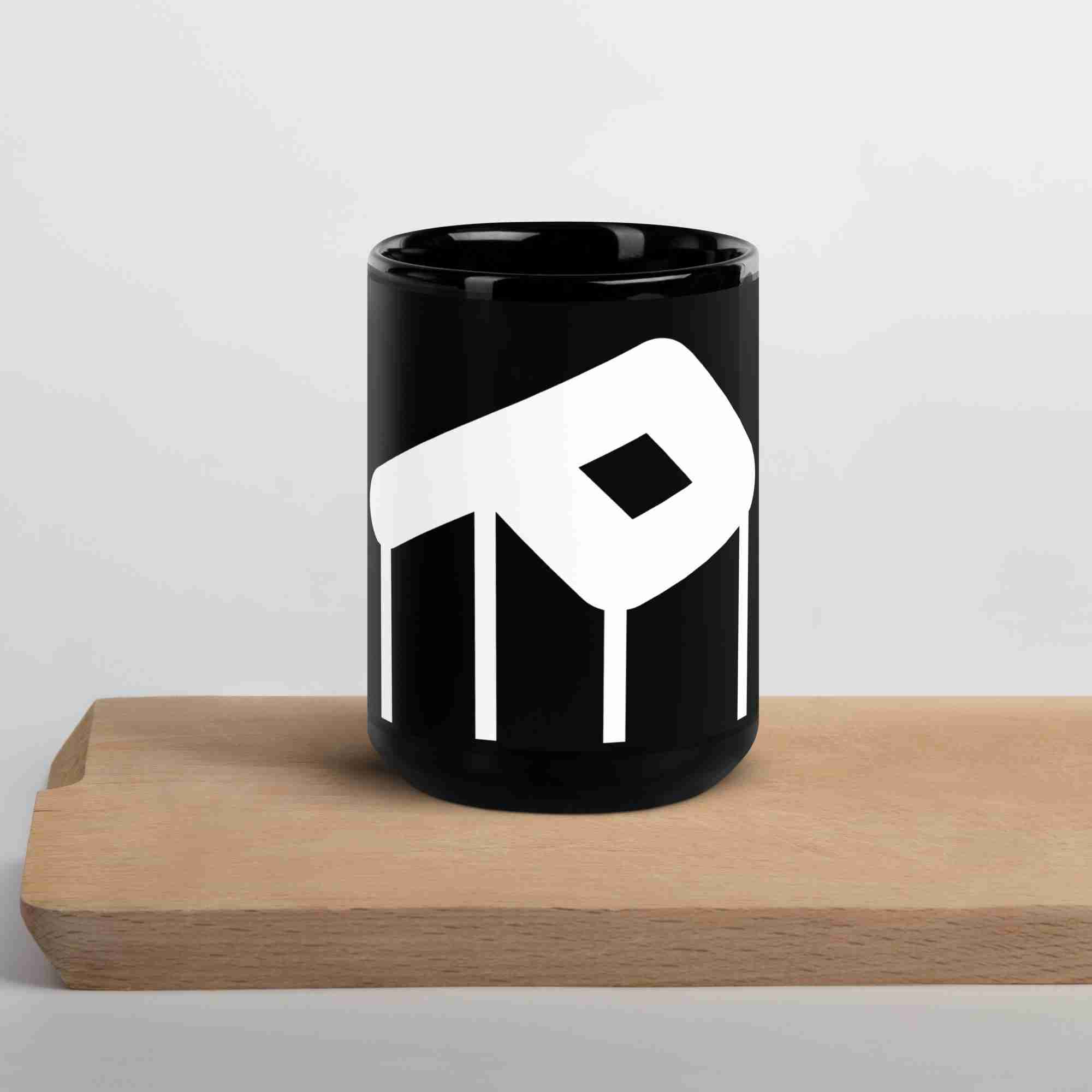 Puppedy™ Black Glossy Mug - Image 4